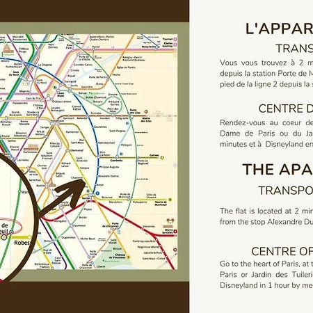 42.Appart 6Pers#2Bedroom #Pere Lachaise #Nation Paris Exterior foto